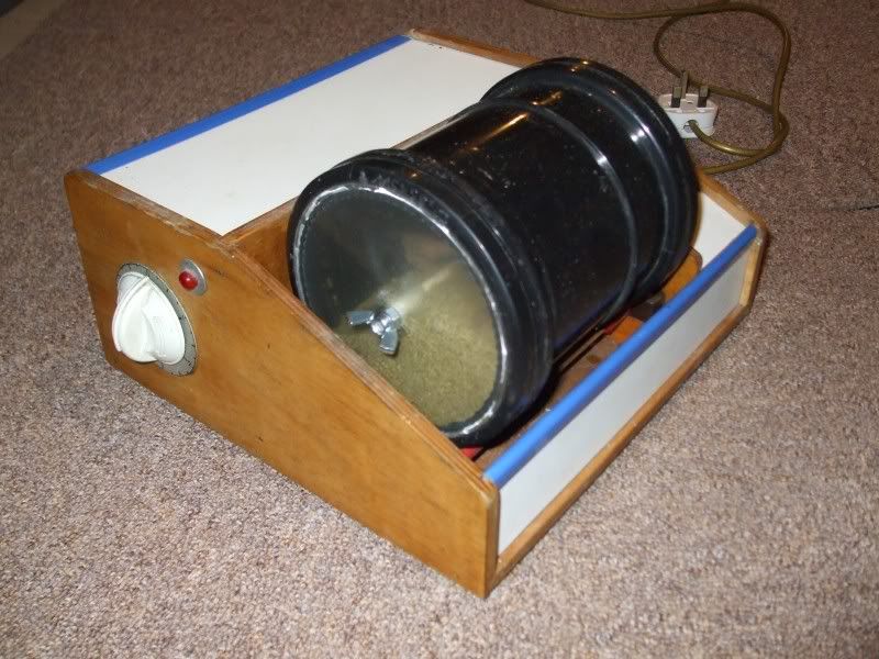 Homemade Case Tumbler. (1983) Photo by allan1066 Photobucket